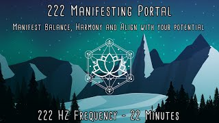 222 Portal  222 HZ Frequency  Manifesting Portal  Law of Attraction  Feb 2 2022  222022 [upl. by Lewak]