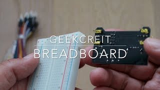 Geekcreit MB102 Solderless Breadboard  Power Supply  Jumper Cable Kits For Arduino [upl. by Pepe794]