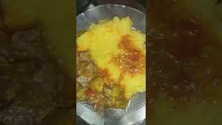 POLENTA DE FUBÁ😋👩🏻‍🍳🫕🍲🍛COM COZIDO ZINHO DE CARNE DO SOL COM QUIABO E MAXIXE😍CONZINHANDO COM AMOR❤️ [upl. by Budge]