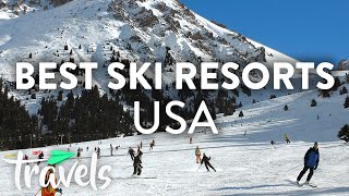 Top 10 Ski Resorts in the US  MojoTravels [upl. by Marmion314]