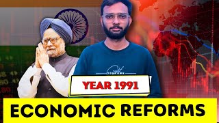 Story of Indias 1991 Economical Reforms  1991 new policy  1991 economic crisis in india [upl. by Aerdnahc589]