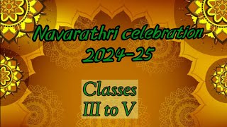 Navarathri celebrations 2024drnkvv [upl. by Hett]