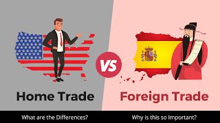 Difference between HOME Trade and FOREIGN Trade  Diferr Topics [upl. by Ileek]