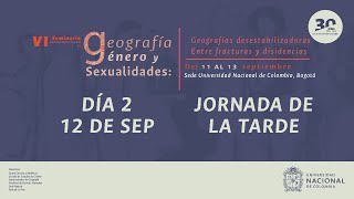 Sexto Seminario Latinoamericano de Geografía Género y Sexualidades 12 SEPTARDE [upl. by Griseldis352]