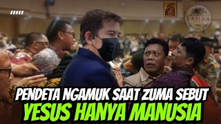 GEREJA GEGER‼️PENDETA NGAMUK SAAT Ust ZUMA SEBUT YESUS HANYA MANUSIA [upl. by Ahtelra]