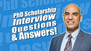 PhD Scholarships Interview Questions and Answers [upl. by Stephen314]