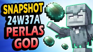 ✅ Perlas de Ender CARGADAS 👉 Snapshot 24W37A Minecraft 1212 [upl. by Benetta]