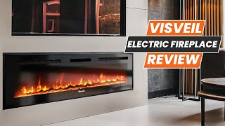 Visveil Electric Fireplace Review [upl. by Melliw]