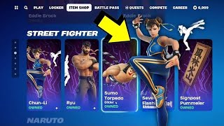 ¿CUANDO VUELVE CHUNLI A FORTNITE ¿CUANDO REGRESA LA SKIN DE CHUNLI Y STREET FIGHTER A FORTNITE [upl. by Pacifica24]