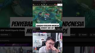 PENYEBAB KEKALAHAN INDO MENURUT MAS ADE mobilelegends rrqhoshi mlbb rrqkingdom [upl. by Teriann379]