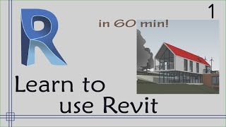 Revit  Complete Tutorial for Beginners  Learn to use Revit in 60 minutes  Part 1 [upl. by Nered450]