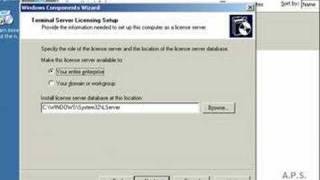 Installing Terminal Server 03 Licensing Server [upl. by Tito570]