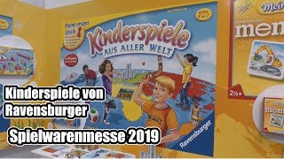 Spielwarenmesse 2019 Ravensburger  neue Kinderspiele im Überblick [upl. by Sinnel]