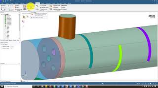 Removing extra edges faces etc from Geometry in ANSYS SpaceClaim  Part 10 [upl. by Ojyma526]