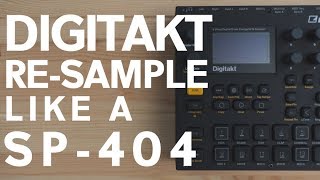 Digitakt Resample method for making music  Tutorial [upl. by Ayel]