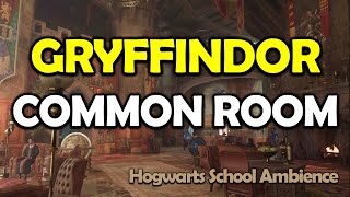 Gryffindor Common Room Tour  Warm and Cozy  Harry Potter Ambience [upl. by Kowalski881]