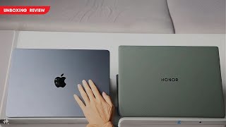 New Honor MagicBook Art 14 Vs Apple Macbook Air M3 2024 Hands on ComparisonASMR [upl. by Calista556]