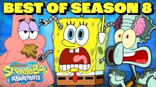 BEST of SpongeBob Season 8  2 Hour Compilation  SpongeBob [upl. by Anerak]