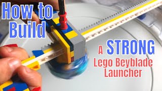 HOW TO BUILD A STRONG LEGO BEYBLADE LAUNCHER  Easy Tutorial [upl. by Ken]