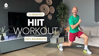 🔥 12 min  HIIT ANTIBOURRELET  PERDRE LE GRAS 🔥  Alexandre Mallier  Move Your Fit [upl. by Auqinet]