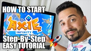 How To Start Playing Axie Infinity  Easy Beginners Set Up Tutorial [upl. by Eatnahs566]