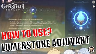 Lumenstone Adjuvant How to use in the Chasm  Genshin Impact [upl. by Graff981]