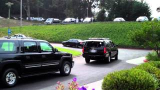 Hillary Clinton Motorcade leaving [upl. by Emanuele]