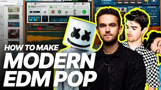 How To Produce a Modern EDM Pop Song like Marshmello Chainsmokers or Zedd [upl. by Iaoh]