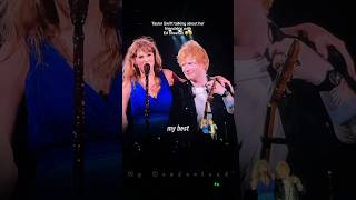 Taylor Swift and Ed Sheerans Special Friendship  Eras Tour London N4 taylorswift edsheeran [upl. by Gelb]