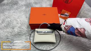 2024 HERMES Mini Kelly Epsom Review [upl. by Gothart590]