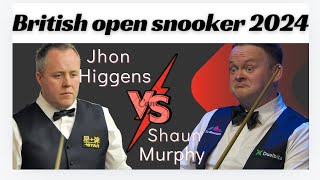 John Higgins vs Shaun Murphy  British Open Snooker Highlights 2024 [upl. by Nie115]