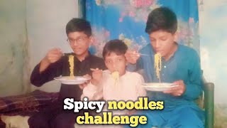 Hum na Kiya spicy noodles challenge🔥Abdullah Bhai Army [upl. by Gregoor]