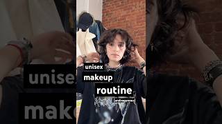 my androgynous makeup routine 💅✨ makeuproutine makeuptutorial androgynous unisex andro enby [upl. by Magdalene]