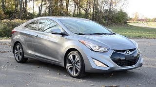 2013 Hyundai Elantra Coupe SE  WINDING ROAD POV Test Drive [upl. by Ellenahs]