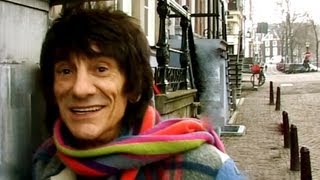 Ron Wood to headquarters Promotone BV Rolling Stones in Amsterdam [upl. by Nuzzi]