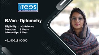 BVoc Optometry  Itees College of Health Sciences  Malappuram  Scope of Optometry  Paramedical UG [upl. by Ellehsal]