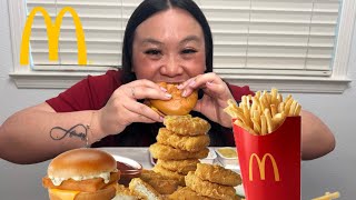 DIETING FAILED MCDONALDS FEAST MUKBANG eatingshow mcdonalds mukbang eating foodie burgers [upl. by Blanchard]