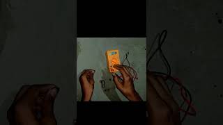 Multimeter per Kaise battery check karna haiodishaminidj shots  multimeter [upl. by Amin300]