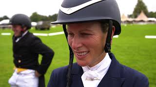 Zara Tindall talks about her experience at Burghley [upl. by Annaesor]