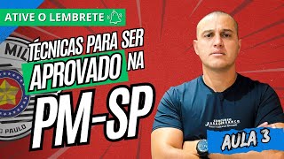 AULA 3  PMSP  Técnicas para ser Aprovado na PMSP  por Alexsandro Gomes [upl. by Htrow]