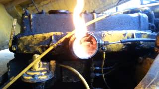 HOW THE FLAME HEATER WORKS ON A PERKINS DIESEL [upl. by Odravde]