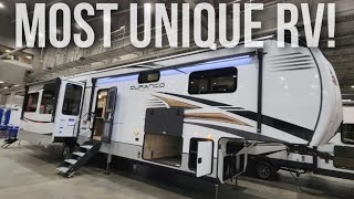 One of a Kinda Fifth Wheel Floorplan KZ Durango Gold 382MBQ [upl. by Anai96]