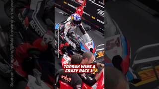 Toprak Wins in Race 1 Estoril WorldSBK  worldsbk portugal toprakrazgatlıoğlu [upl. by Eittah215]