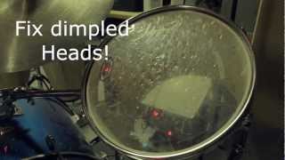 Fix Dimpled and Dented Drum Heads For FREE [upl. by Madoc]