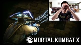 Mortal Kombat X  Raiden Gameplay unCAGEDgamez Reaction [upl. by Dodd]