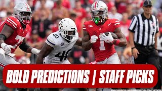 Bold predictions final score picks for Ohio State vs Western Michigan  Ohio State football [upl. by Irma]