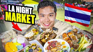 LAs NEWEST Thai Street Food Night Market In Los Angeles 2024 [upl. by Caron]