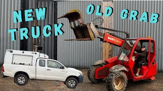 New Service Truck and We Fit a GRAB on the Manitou Mini Telehandler [upl. by Angel]