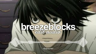 « breezeblocks » altj cry wolf remix  edit audio [upl. by Nairolf]