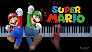 Super Mario Bros Theme Piano Version [upl. by Krm89]